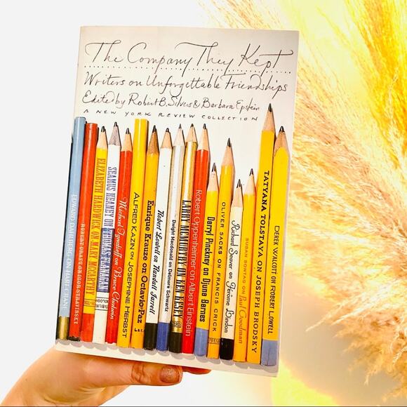 NEW ANTHROPOLOGIE The Company They Kept Paperback Authors Book White Yellow - Picture 1 of 4